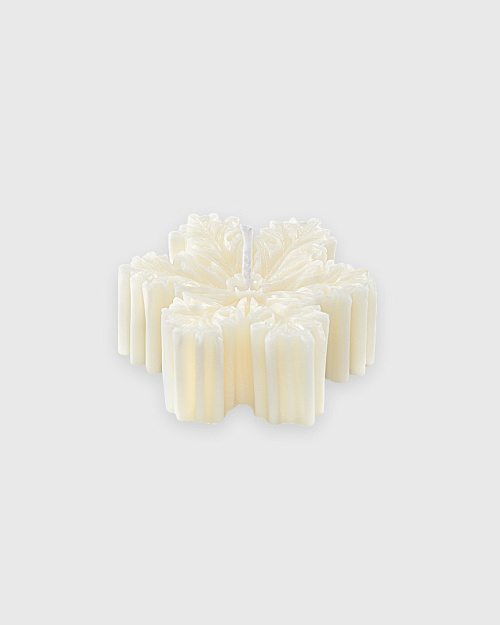 Ароматическая свеча "Снежинка", с ароматом рождественского пунша