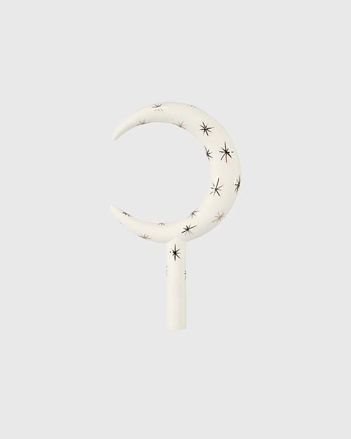 Навершие на елку - месяц "Золотая призма"