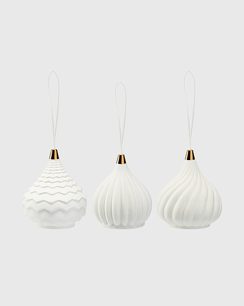 Набор елочных игрушек "Три купола"