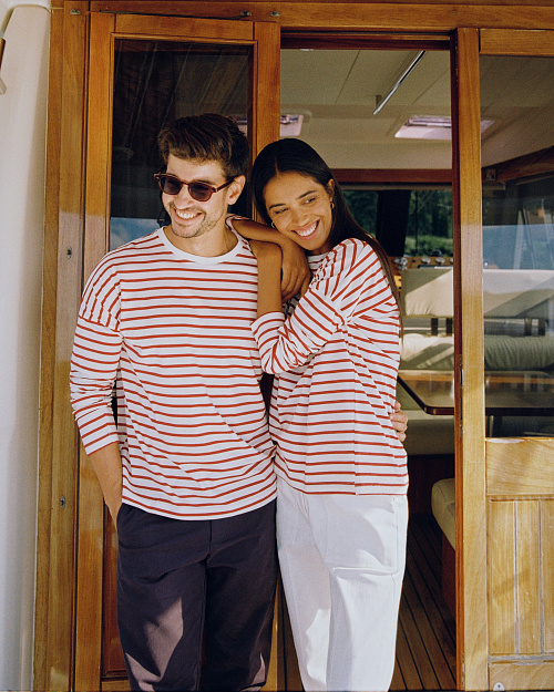 Лонгслив Unisex, красный